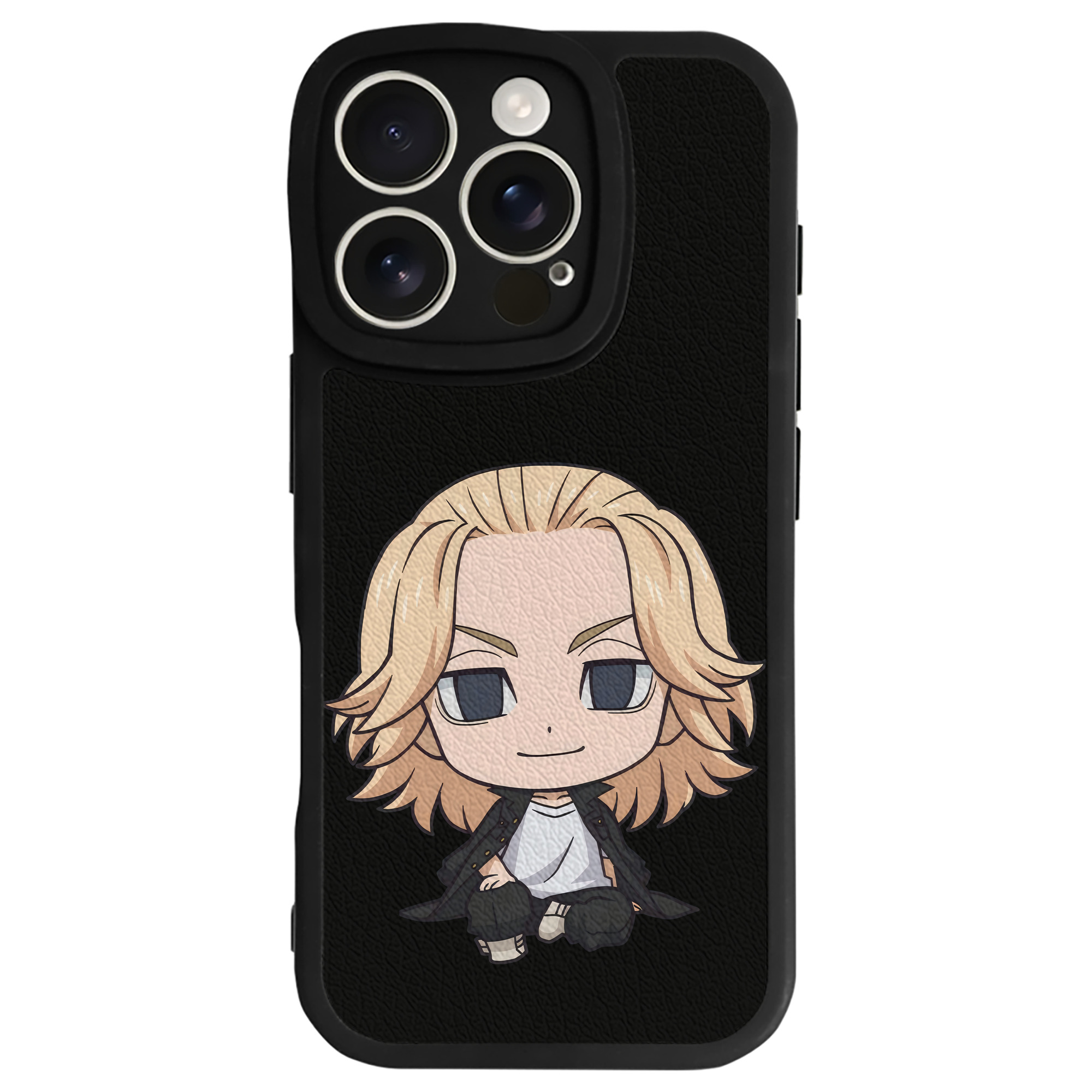 （画像用） 東京リベンジャーズ Tokyo Revengers 【iPhone 16シリーズ対応】シリコンスマホケース（レザー調） 材質：シリコン